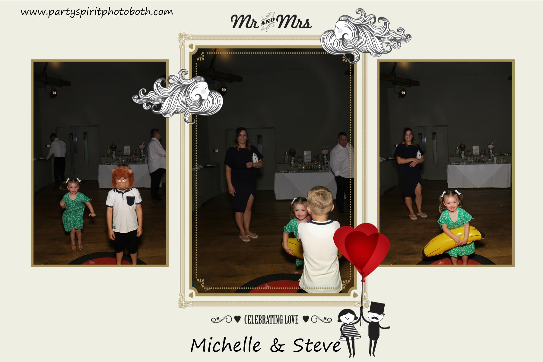 Michelle & Steve Wedding | View more photos from the event at gallery.partyspiritphotobooth.com/u/PartySpiritPhotoBooth/Michelle-Steve-Wedding